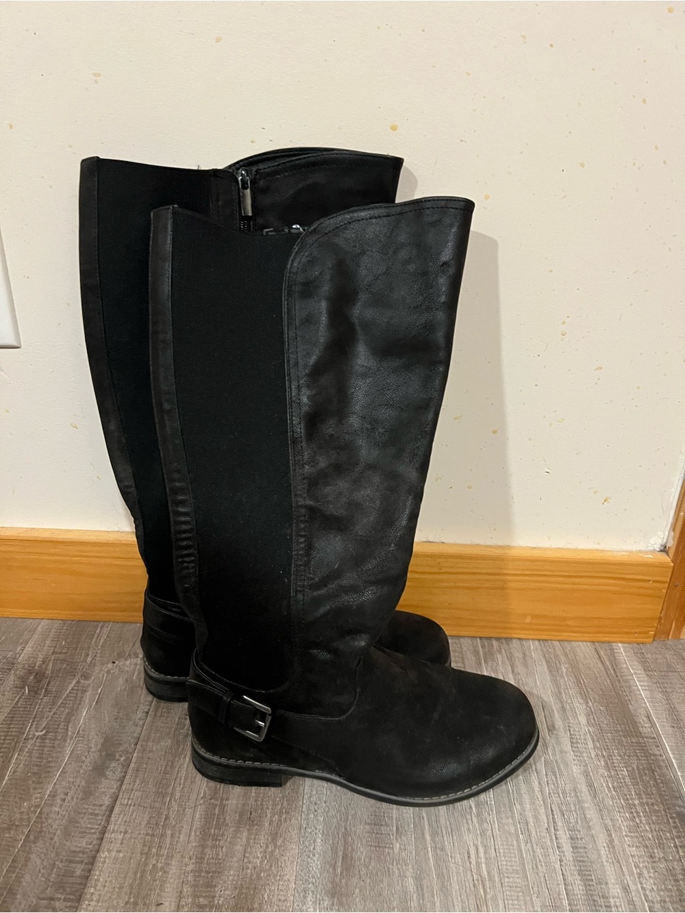 torrid Black Over-the-Knee Buckle Riding Boots